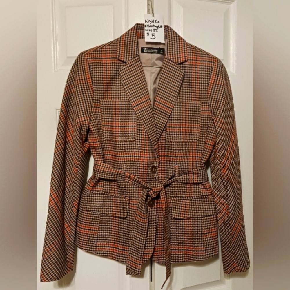 Vintage NY & Co belted Blazer